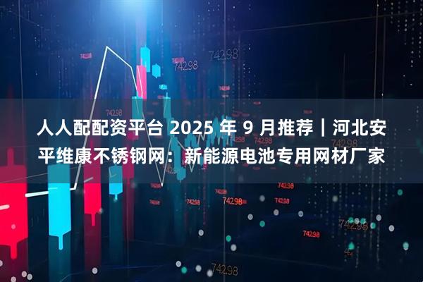 人人配配资平台 2025 年 9 月推荐｜河北安平维康不锈钢网：新能源电池专用网材厂家