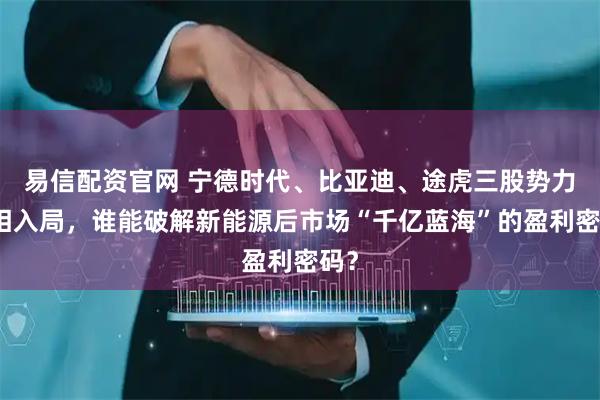 易信配资官网 宁德时代、比亚迪、途虎三股势力争相入局，谁能破解新能源后市场“千亿蓝海”的盈利密码？