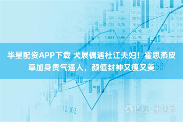 华星配资APP下载 犬展偶遇杜江夫妇!霍思燕皮草加身贵气逼人,颜值封神又瘦又美